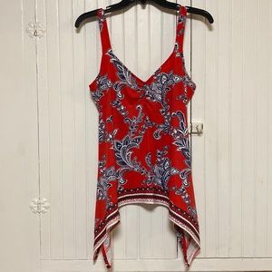Paisley and Patriotic Venus Tank - Large